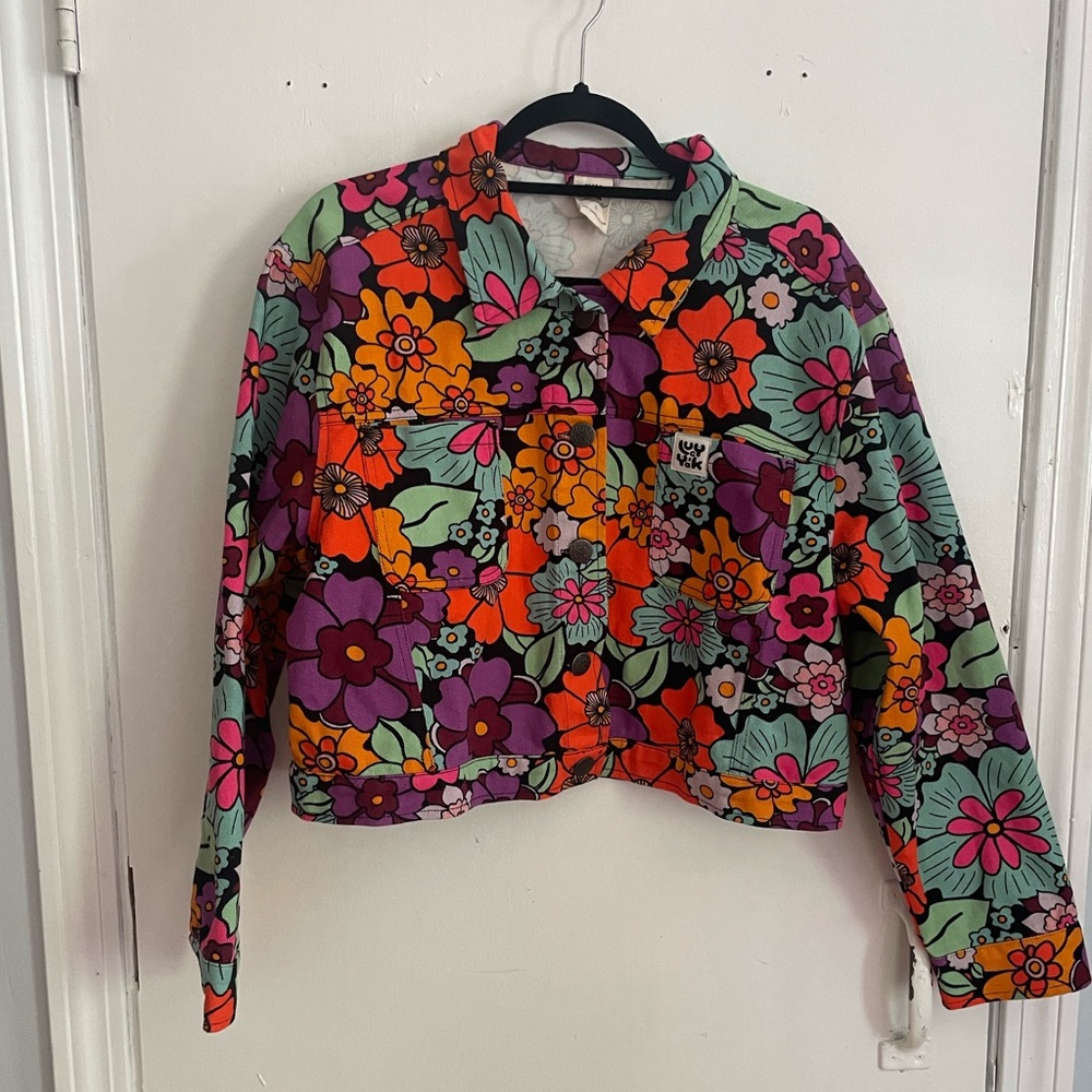 Lucy & Yak cropped button jacket